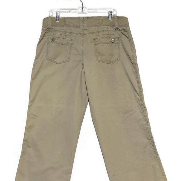 Sonoma Cargo Pants Women's Size 14 Elastic Waist Khaki Brown Tan - Picture 5 of 7